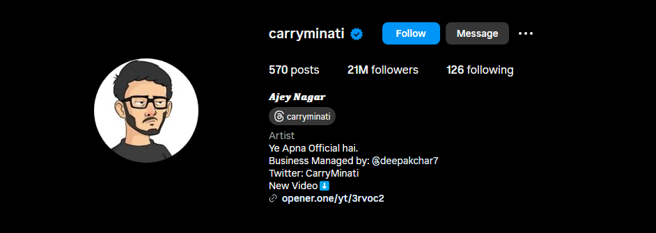 Carryminati Net Worth 