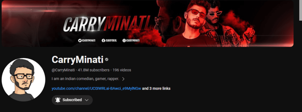 Carryminati Net Worth